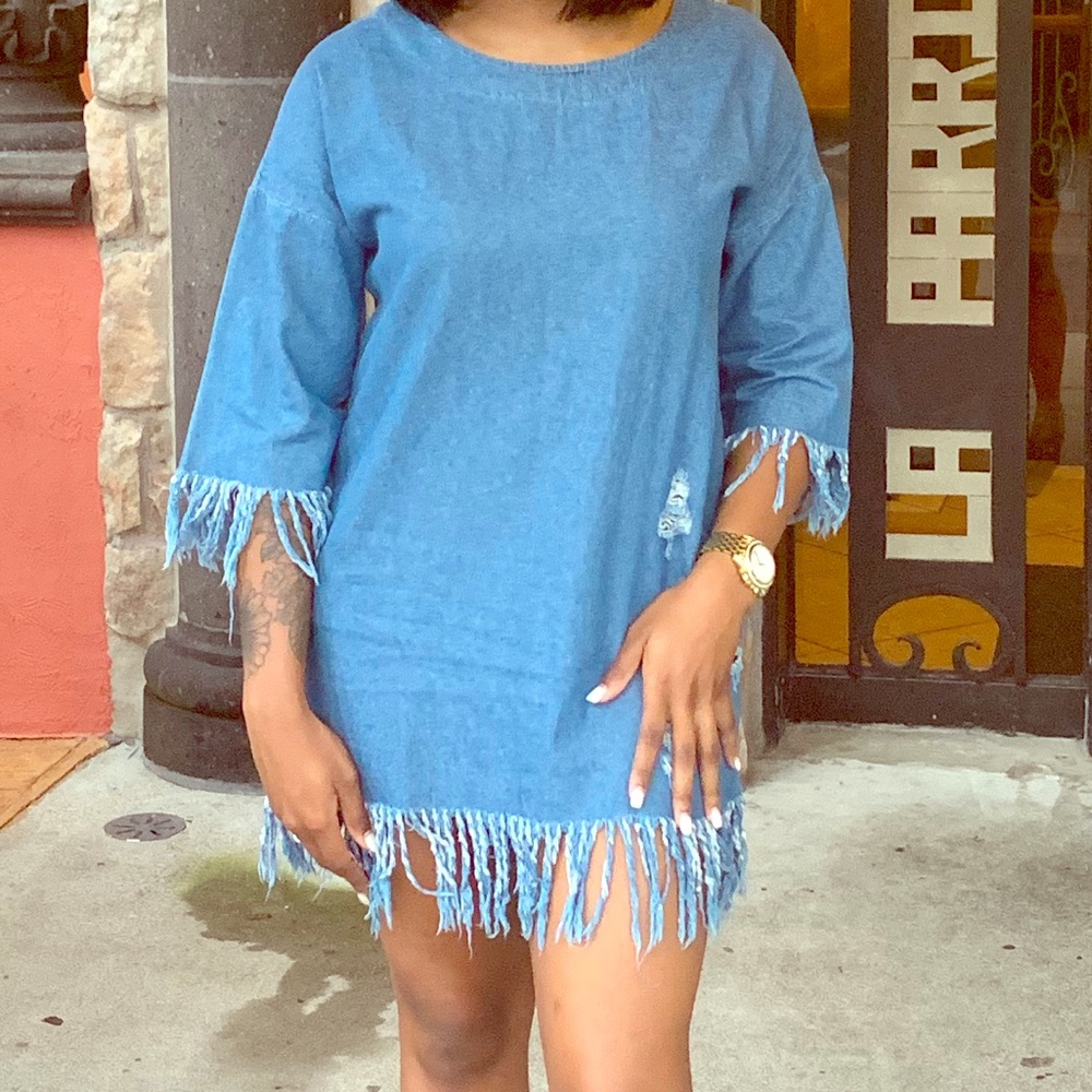 Denim dress (With pockets)